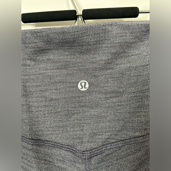 Lululemon Align Pant II 25" Mini Heathered Herringbone Black and White - Picture 10 of 11